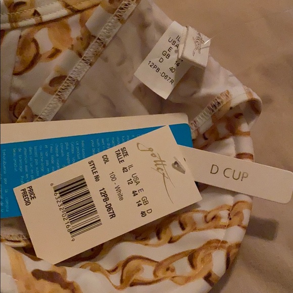 NWT Gottex White Gold Chains bikini - Picture 5 of 6